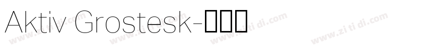 Aktiv Grostesk字体转换 Aktiv Grostesk字体转换
